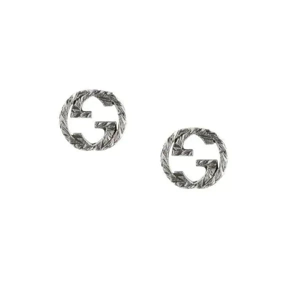 Gucci Interlocking G Earrings Silver