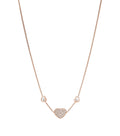 Chopard Happy Heart Necklace 3 Motifs Cubic Zirconia