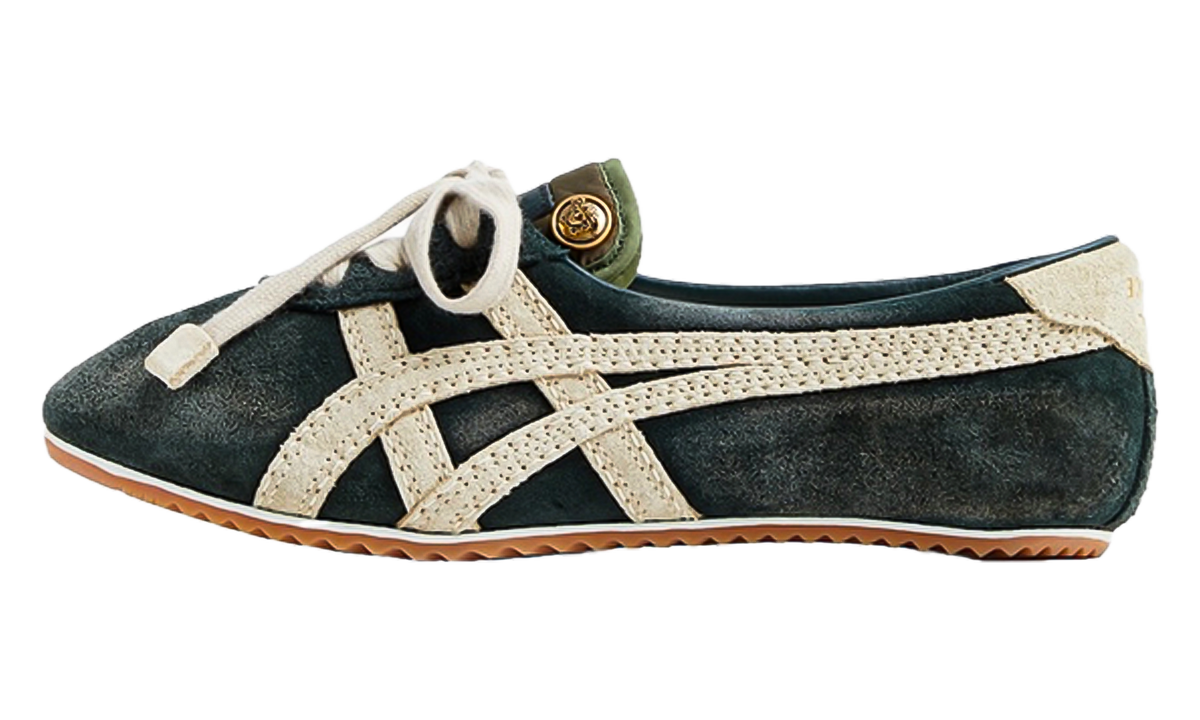 Onitsuka Tiger Tai Chi Sakura Suede Versace Women's Sneakers - Green