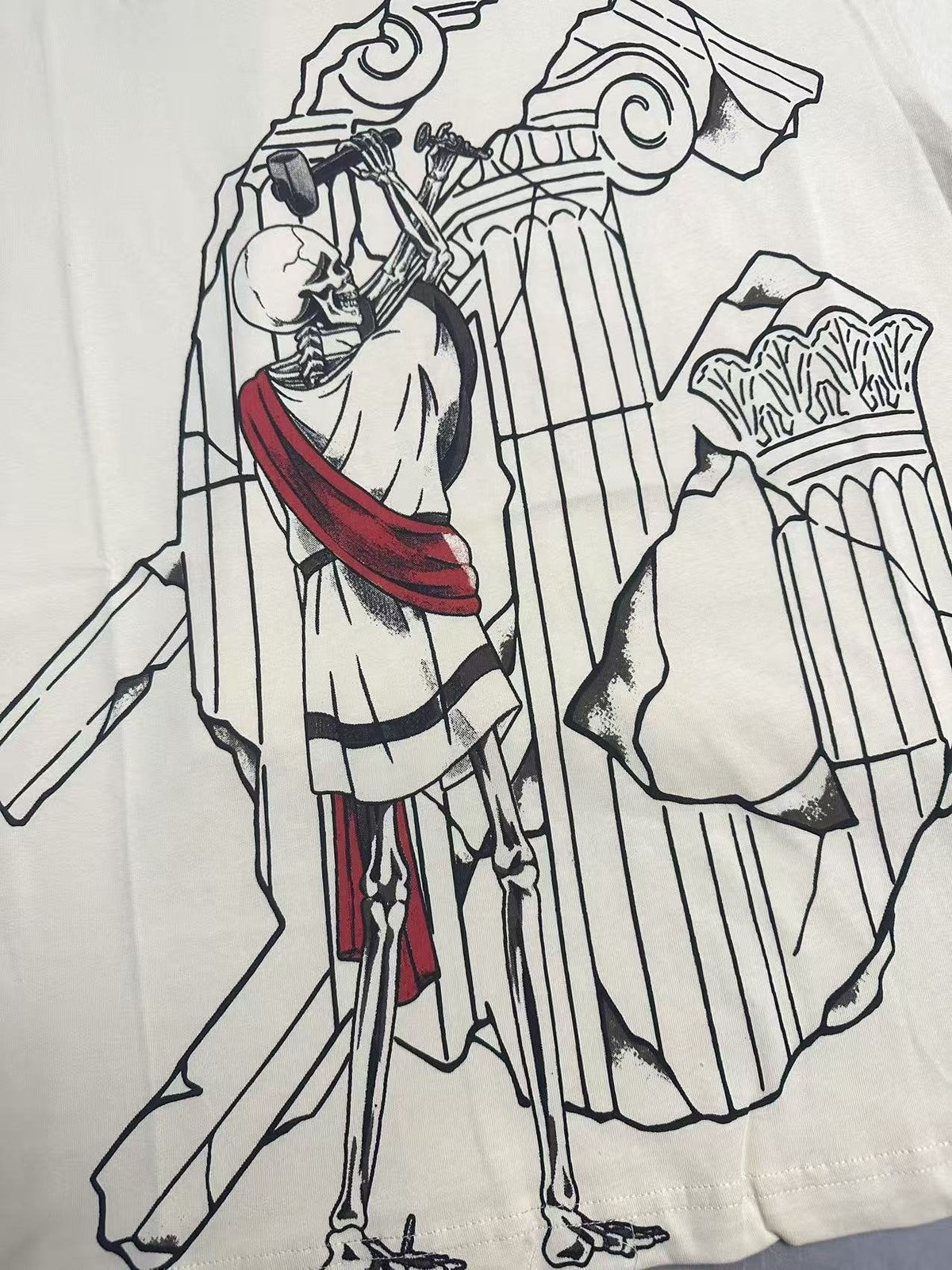 Godspeed Line-Art Graphic T-Shirt — detail