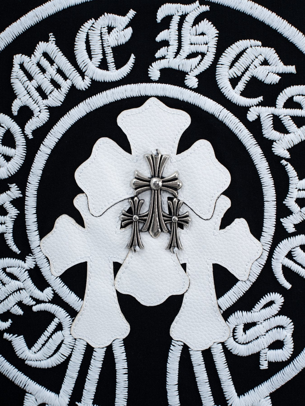 Chrome Hearts Horseshoe Cross Graphic T-Shirt — detail
