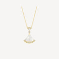 Bvlgari Dream Necklace MOP Gold Cubic Zirconia