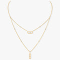 Messika Move Uno 2 Row Cubic Zirconia Necklace