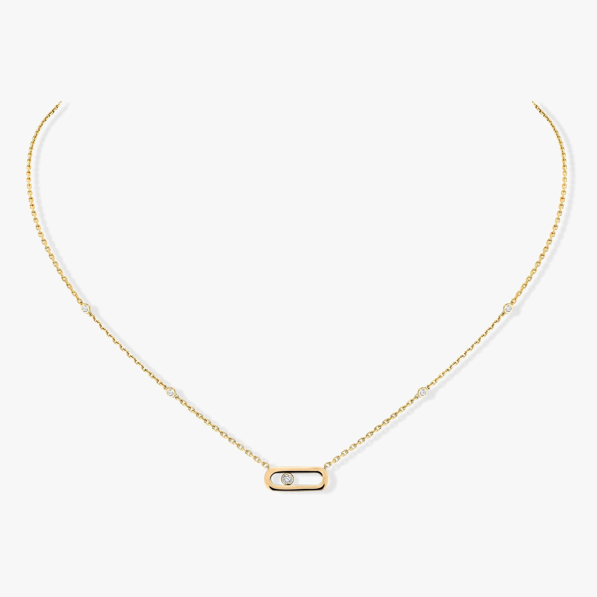 Messika Move Uno Cubic Zirconia Necklace