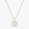 Messika Lucky Move Mm Nacre Blanche Cubic Zirconia Necklace