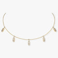 Messika Choker Move Uno Pampille Paved Gold Cubic Zirconia Necklace