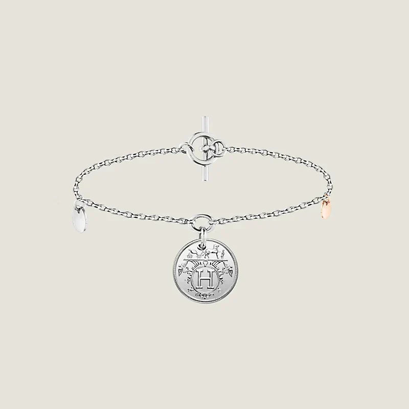 Hermes Ex-Libris Pendant Bracelet
