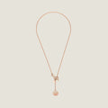 Hermes Ex-Libris Pendant Pink Gold Small