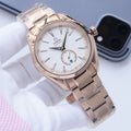 Omega Rose Gold White Dial Bracelet Watch — hero