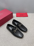 Ferragamo Black Bit Driving Loafers — hero