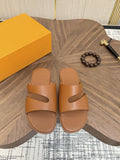 Loro Piana Cross-Strap Slide Sandals — hero