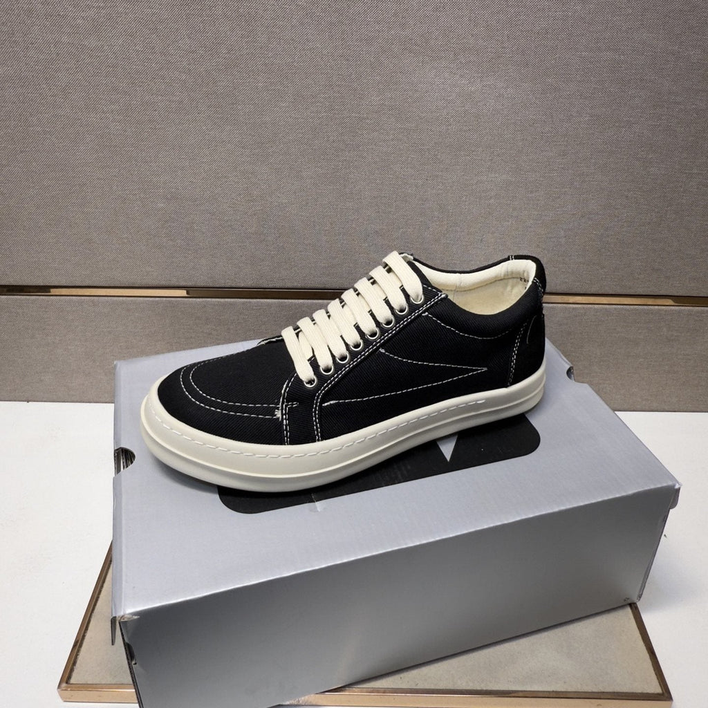Converse Black Contrast Stitch Low-Top Sneakers — side