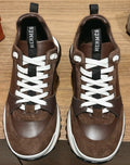 Hermes Brown Low-Top Sneakers — hero