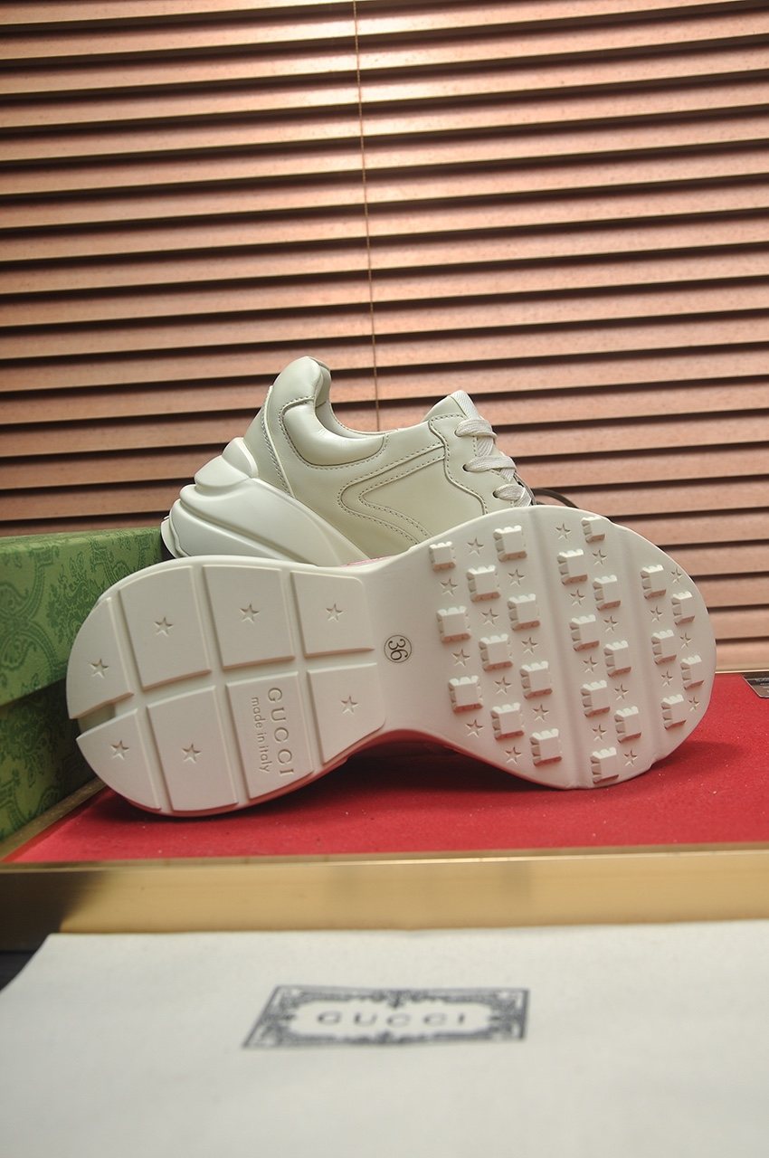 Gucci Heart & Cherry Chunky Sneakers — detail