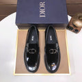 Dior Black Buckle Loafers — hero