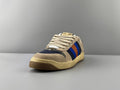 Gucci Aged Stripe Low-Top Sneakers — front