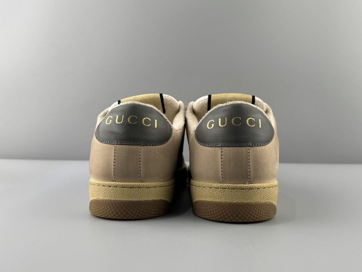 Gucci Aged Stripe Low-Top Sneakers — back