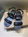 Giuseppe Zanotti Black Braided Open-Toe Sandals — hero