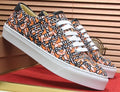 Burberry Geometric-Print Low-Top Sneakers — hero