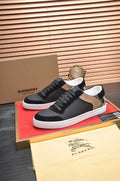 Burberry Check Heel Low-Top Sneakers — hero