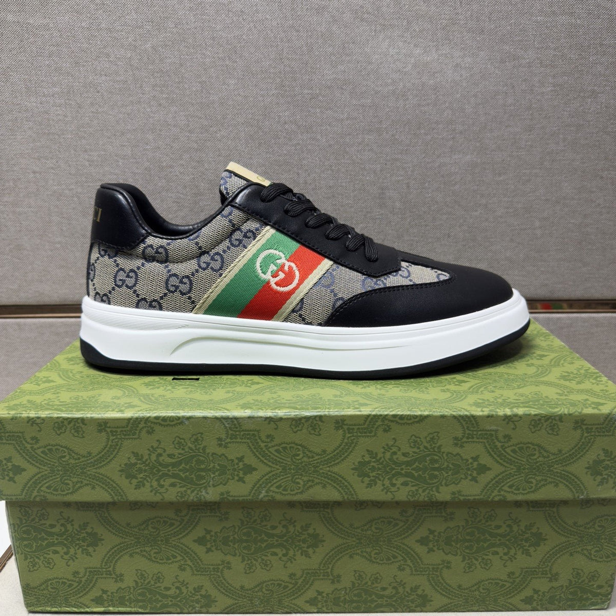 Gucci Web Stripe Low-Top Sneakers — front