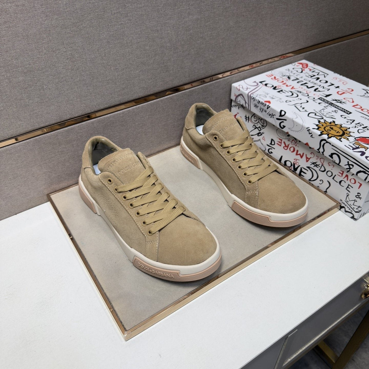 Dolce & Gabbana Panel Low-Top Sneakers — hero