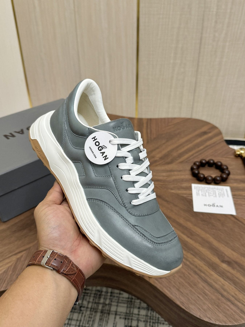 HOGAN H-Stripes Platform Sneakers — model