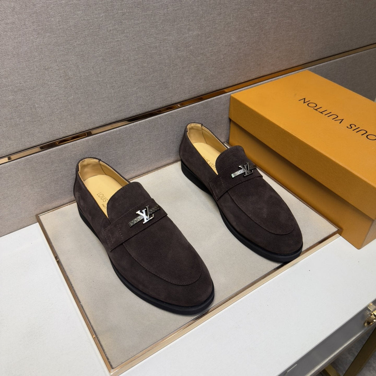 Louis Vuitton V-Hardware Loafers — front