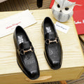 Ferragamo Black Bit Loafers — hero