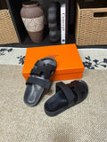Hermes Cutout Slide Sandals — hero