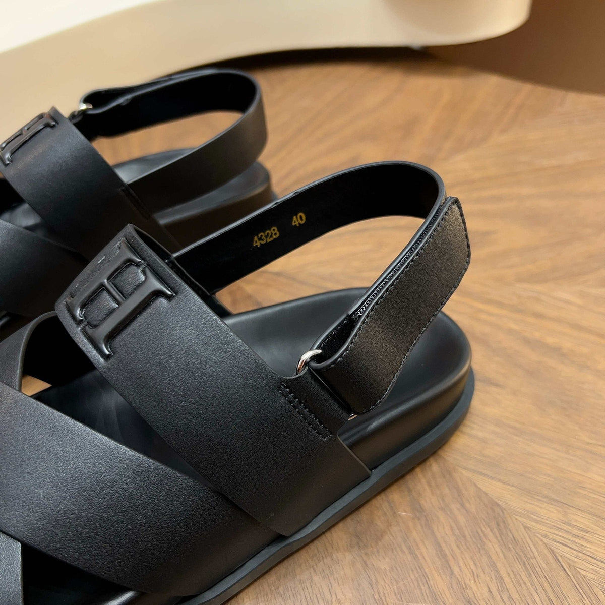 Hermès Cross-Strap Slingback Sandals — front
