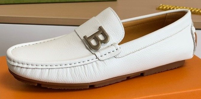 Textured Ornament Loafers — front