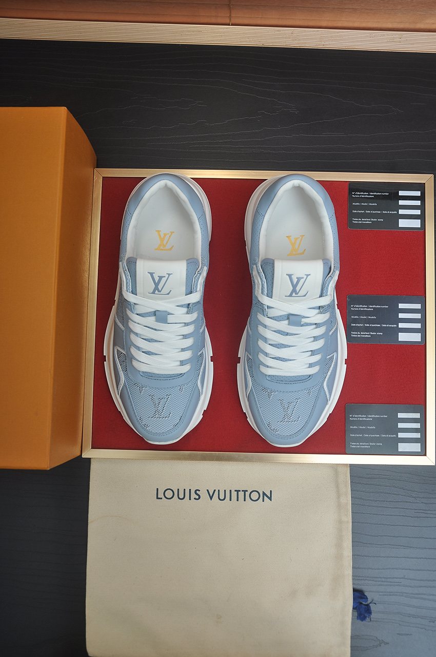 Louis Vuitton Monogram Panel Sneakers — front