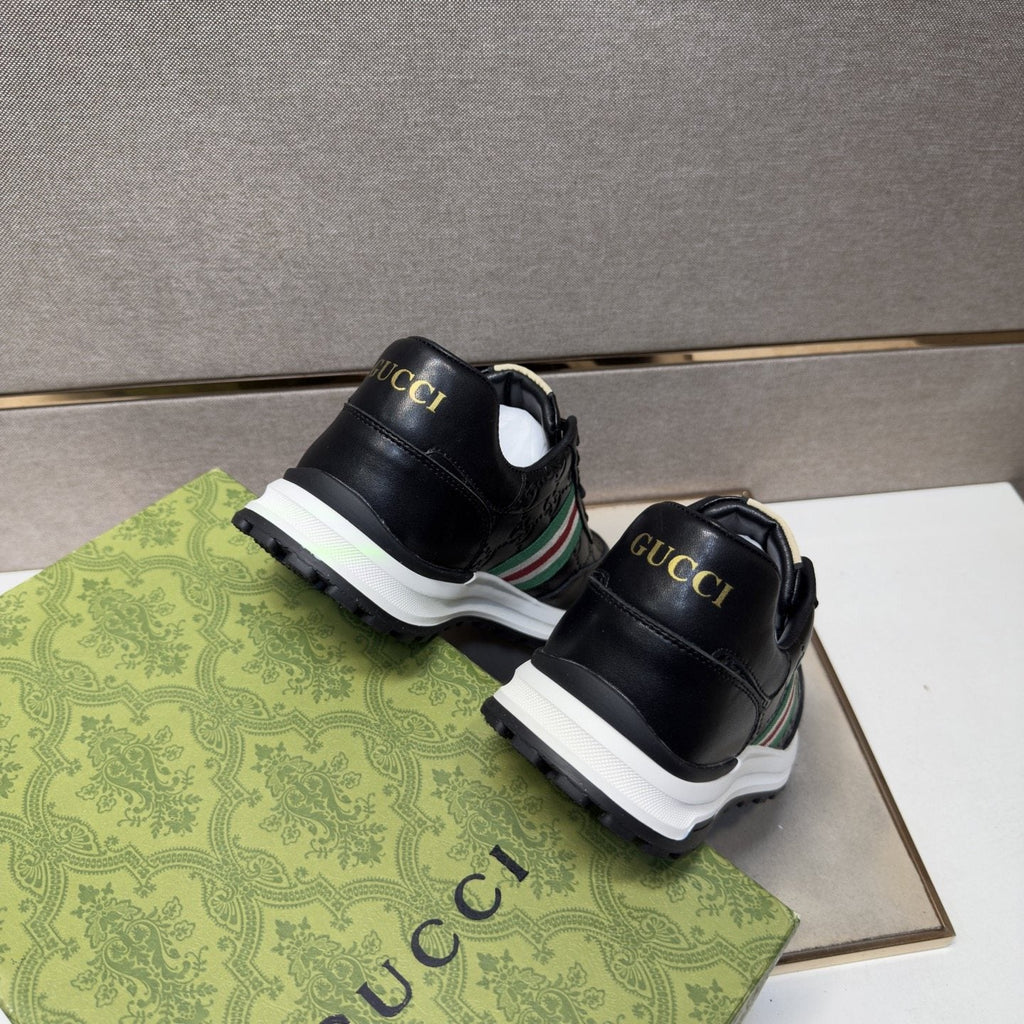 Gucci Striped Low-Top Sneakers — back