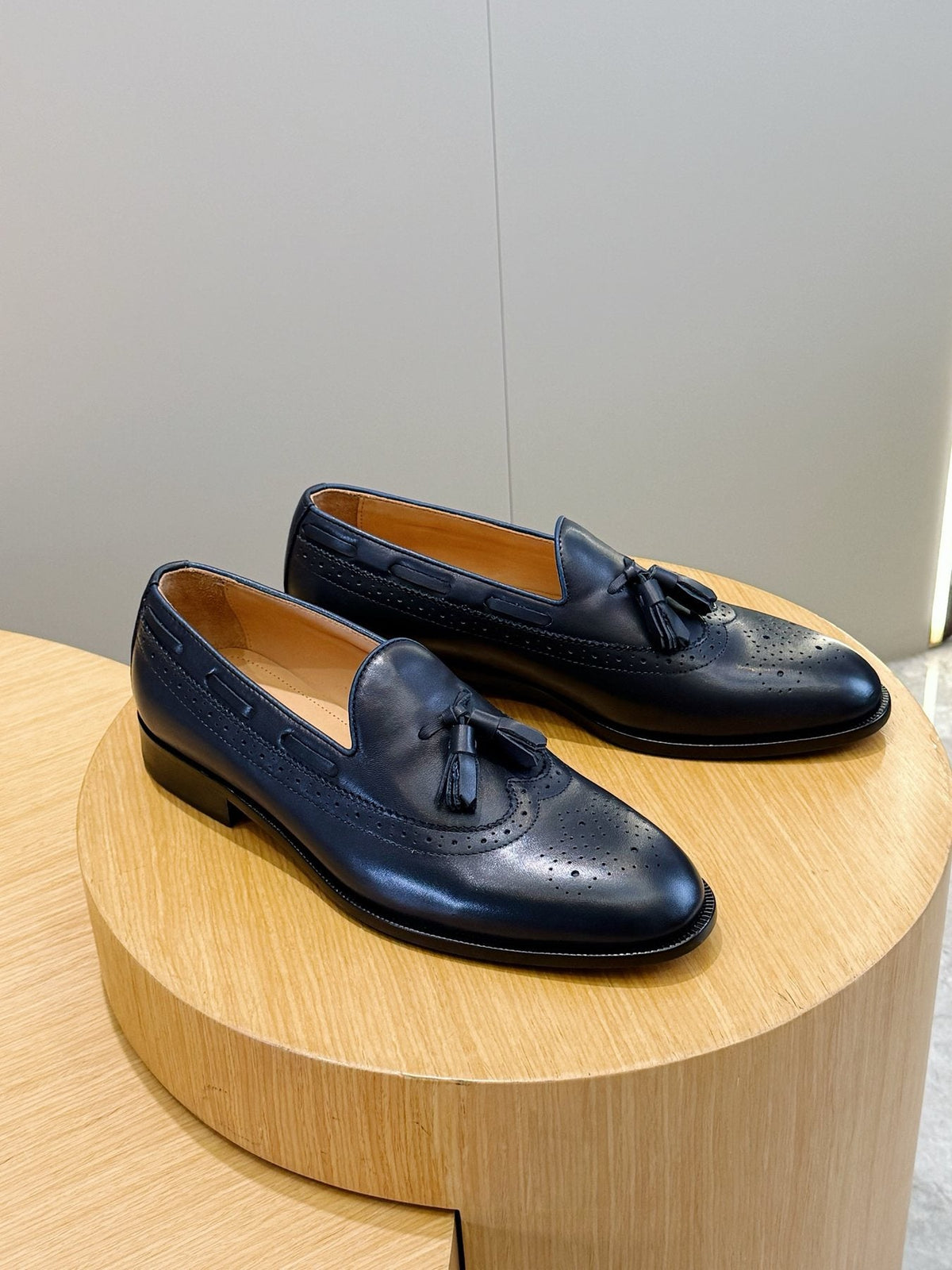 Loro Piana Suede Tassel Loafers — front