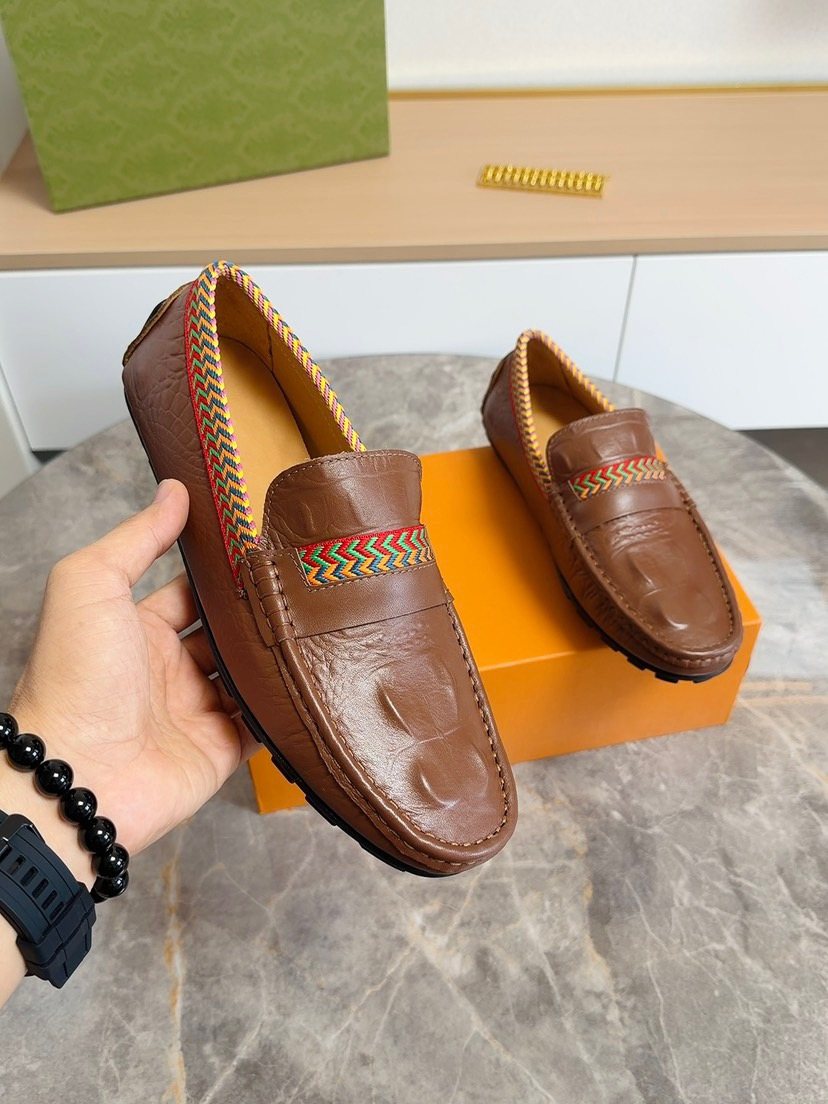 Men's Moc-Toe Slip-On Loafers — front