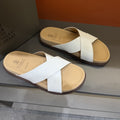 Brunello Cucinelli Cross-Strap Slide Sandals — hero