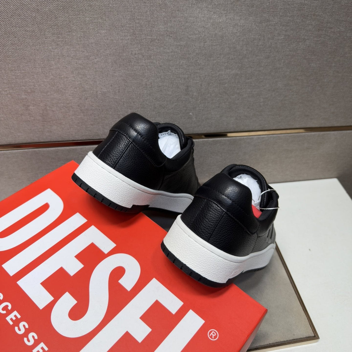 DIESEL Paneled Low-Top Sneakers — back