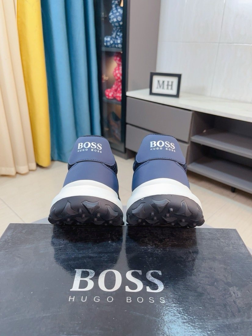 BOSS Low-Top Lace-Up Sneakers — front