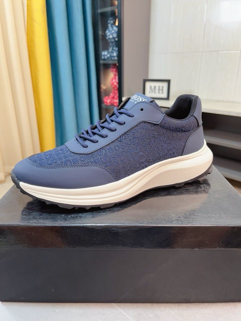 BOSS Low-Top Lace-Up Sneakers — side