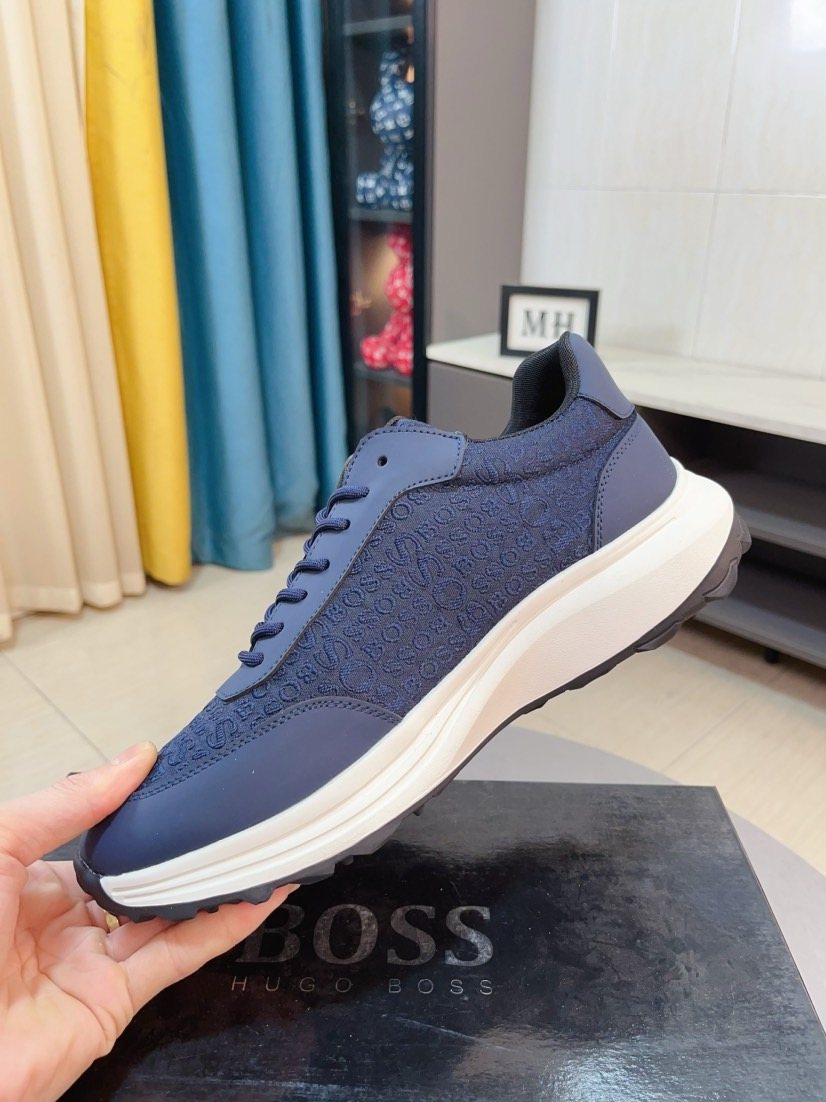 BOSS Low-Top Lace-Up Sneakers — side