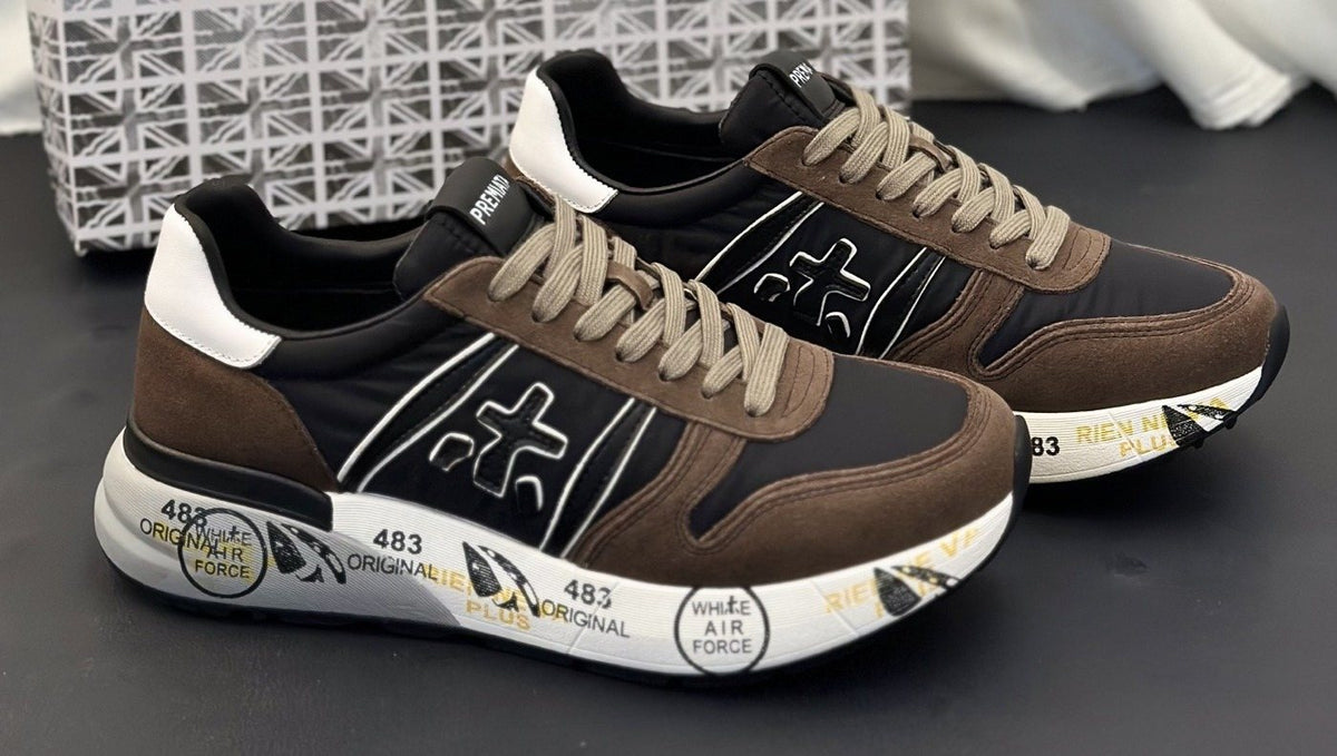 PREMIATA Panel Low-Top Sneakers — hero