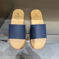 Brunello Cucinelli Wide-Strap Slide Sandals — hero