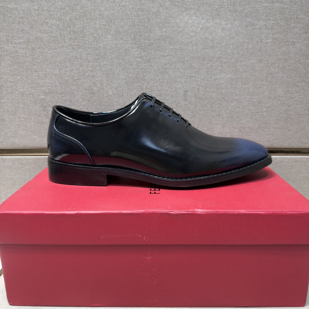 Ferragamo Men's Lace-Up Oxford Shoes — side