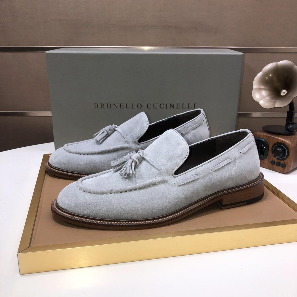 Brunello Cucinelli Men's Tassel Loafers — front