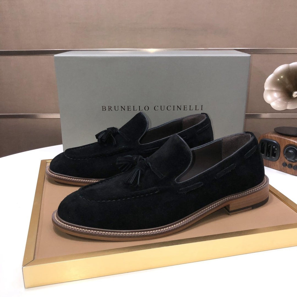 Brunello Cucinelli Men's Tassel Loafers — front