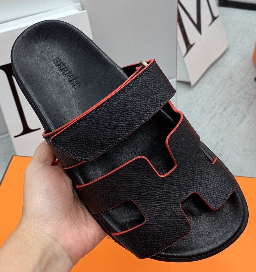 Hermès H-Cutout Slide Sandals — hero