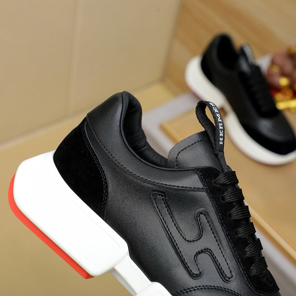 Hermès Color-Block Low-Top Sneakers — detail
