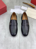 Ferragamo Men's Metal Bit Loafers — hero