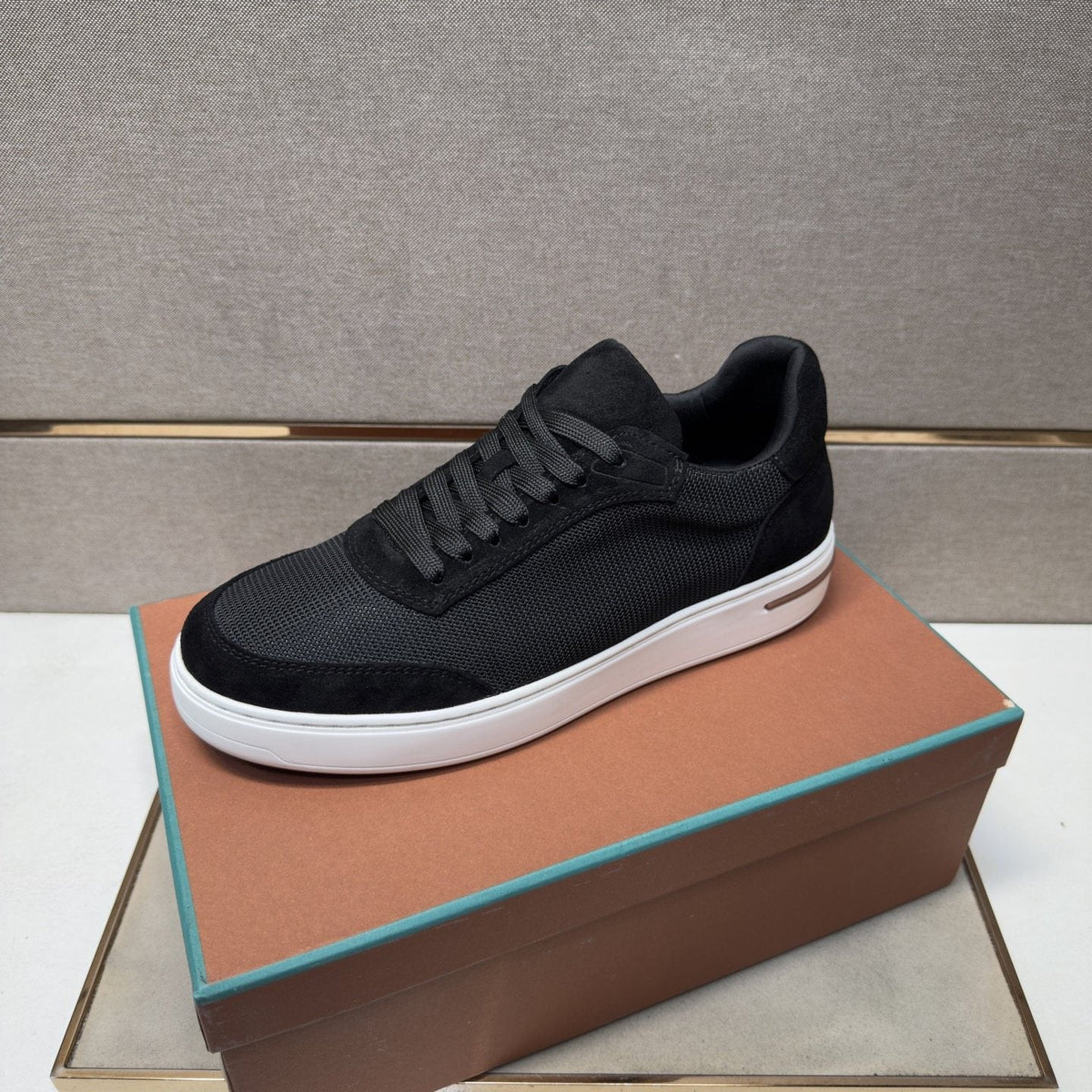 Loro Piana Mesh Low-Top Sneakers — side